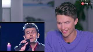 Vocal Coach Reacts Indian Legend Sonu Nigams Insane Singing of Abhi Mujhme Kahin  Kal Ho Na Ho [upl. by Eniamreg142]