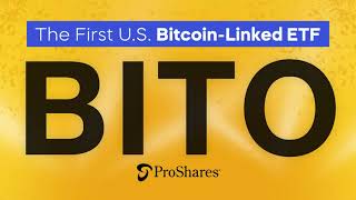 ProShares Bitcoin Strategy ETF BITO [upl. by Nottarts]