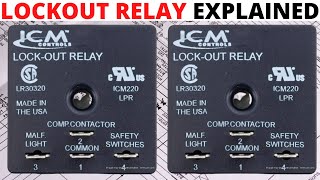 HVAC Lockout Relay Explained ICM220 Lockout Relay Wiring Diagram Lockout Relay Troubleshooting [upl. by Ellicec]