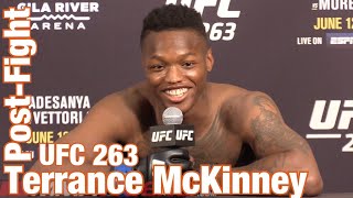 Terrance McKinney INJURES leg during Victory Celebration  UFC 263 Post [upl. by Gothart]