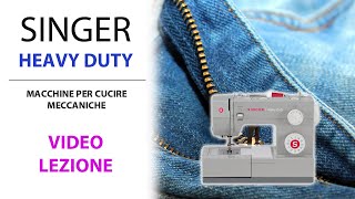 Tutorial Macchine da cucire Singer Heavy Duty 4411  4423  4432  6335 Denim [upl. by Angelle680]