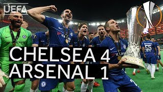 CHELSEA 41 ARSENAL UEL FINAL HIGHLIGHTS [upl. by Hermie]