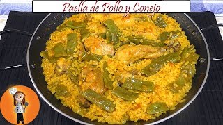 Paella de Pollo y Conejo  Receta de Cocina en Familia [upl. by Yrol]