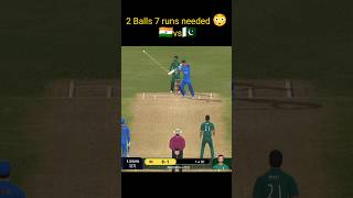 7 RUNS NEEDED IN 2 BALLS🥵🔥 🇮🇳 vs 🇵🇰 [upl. by Naus]