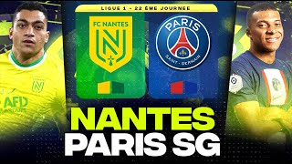 🔴 NANTES  PSG  Choc énorme à la Beaujoire  Mbappé la fin  fcn vs paris   LIGUE 1  LIVEDIRECT [upl. by Yffat417]