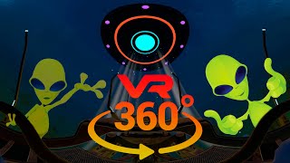 Roller Coaster Alien Mayhem VR 360° [upl. by Ykroc]