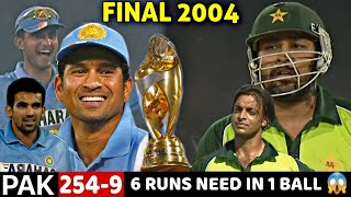 India VS Pakistan 2004 Samsung CUP Final 5th ODI FULL MATCH HIGHLIGHTS  Most Thrilling Match Ever🔥😱 [upl. by Bria685]