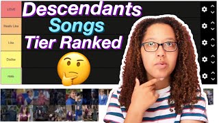 Tier Ranking ALL the Descendants Songs  Descendants Soundtrack Ranked [upl. by Easter]