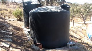 Building a Base for a Water Tank on a Slope  Poly Cistern Pad [upl. by Chor]