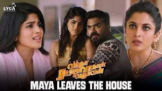 Vantha Rajavathaan Varuven Movie Scene  Maya Leaves The House  Simbu  Megha Akash  Lyca [upl. by Jamima]