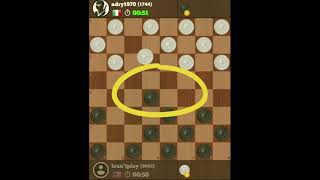 Live Checkers game 99 How to win if your opponents first move is to position 4 [upl. by Yelekreb]