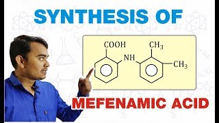 SYNTHESIS OF MEFENAMIC ACID  MEDICINAL CHEMISTRY  GPAT2020  BPHARM4TH SEM [upl. by Neelsaj]