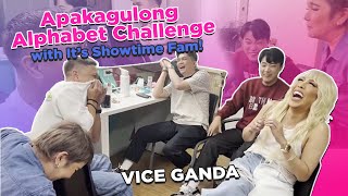 Apakagulong Alphabet Challenge with It’s Showtime Fam  VICE GANDA [upl. by Assele]