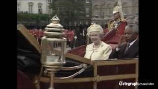 The Queens Diamond Jubilee 60 years in video [upl. by Ahtamat]