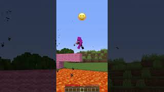 Breaking Over Lava vs Emoji Reaction minecraft meme shorts [upl. by Hartfield]