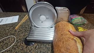 VEVOR Manual Bread Slicer [upl. by Annaihs]