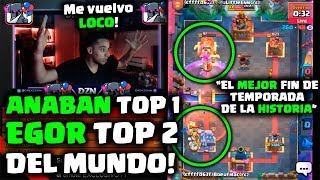 EL MEJOR FIN DE TEMPORADA DE LA HISTORIA ANABAN TOP 1 Y EGOR TOP 2  DrekzeNN  Clash Royale [upl. by Judon]