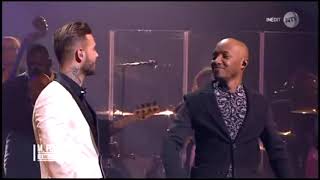 M Pokora feat Soprano  Mieux que nous live [upl. by Nahsar]