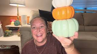 Scentsy scent and warmer of the month scentsy haul halloween pumpkin [upl. by Silbahc]