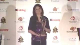 Melissa Fields Tugwell of PetRays wins 2010 Stevie Award [upl. by Hgielrebmik]