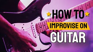 How to Improvise Guitar Solos Using Modes [upl. by Elvyn]