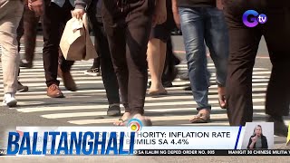 PHL Statistics Authority  Inflation rate nitong Hulyo bumilis sa 44  Balitanghali [upl. by Leonhard]