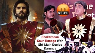 Mukesh Khanna Most ANGRY Reaction On Ranveer Singh In And As SHAKTIMAAN Movie [upl. by Mackey]