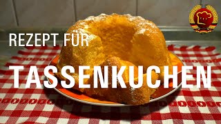 Nur 1 Tasse brauchst du für dieses schnelle und leckere Tassenkuchen DDR Rezept zum backen [upl. by Rosaleen]