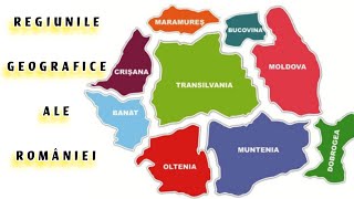 REGIUNILE GEOGRAFICE ALE ROMÂNIEI [upl. by Haletta]