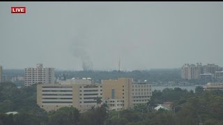 BREAKING 50acre brush fire in North Fort Myers [upl. by Afton]