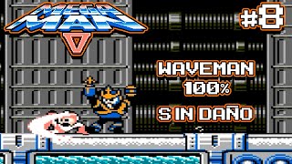 Megaman 5 NES  Guía Completa 100 Parte 8 de 14 Waveman Sin Daño RehicolReplay [upl. by Izawa517]