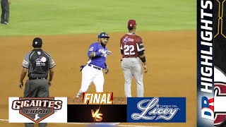 Gigantes del Cibao vs Tigres del Licey FULL HIGHLIGHST Resumen  Serie Lidom 18102024 [upl. by Eecram]