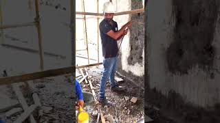 column grouting with conbextra EP10 [upl. by Lorianna]