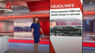 East Asia Tonight China launches an intercontinental ballistic missile the first in decades [upl. by Atinniuq342]