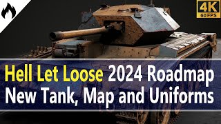 hell let loose 2024 RoadMap New Tank  Map Uniforms and Tactical Map [upl. by Ynnub]