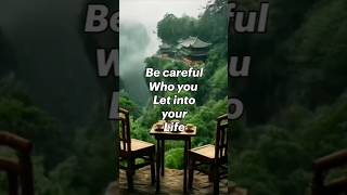 October 17 2024 quotBE CAREFUL WHO LET INTO YOUR LIFEquot shortinspiration motivationalviralvideo [upl. by Joshuah]