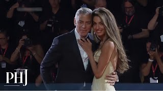 Amal Clooney Captivates at Venice Film Festival Alongside Husband [upl. by Warila]