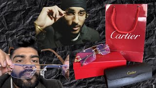 Unboxing the Cartier rimless power frame first  review [upl. by Legnaleugim]