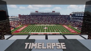 Minecraft  Doak Campbell Stadium TIMELAPSE  Florida State Seminoles Football Stadium [upl. by Fisken143]