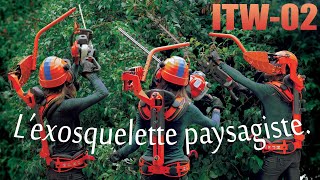 Exosquelette EXHAUSS HPXO pour paysagiste  DEMANGE Espaces Verts ITW 2 [upl. by Phyllida]