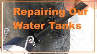 Repairing Our Polyethylene Water Tank DIY Poly Welding SpencersMountain Off Grid [upl. by Silver]