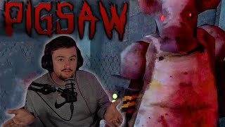 PIGSAW  Survival Horror Game Escape or Become Human Spam [upl. by Rehctaht]