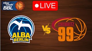 🔴 Live Alba Berlin vs Chemnitz  Live Play By Play Scoreboard [upl. by Hewet]