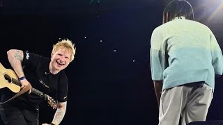 Peru  Ed Sheeran amp Fireboy DML FIRST PERFORMANCE TOGETHER  2962022 Wembley Stadium London [upl. by Odraboel417]