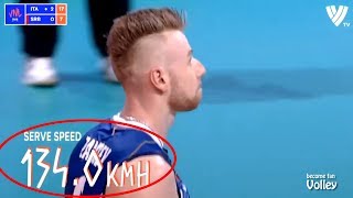 Ivan Zaytsev Serve 134 Kmh 832mph  NEW WORLD RECORD [upl. by Noned]