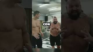 Kickboxer Profesional VS Hombre Más Fuerte Del Mundo eddiehall [upl. by Church45]