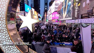 Taraweeh Times Square NYC March 10 2024 [upl. by Rosmunda]