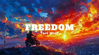 ETM  Freedom  Torii Wolf Lyrics [upl. by Elexa]