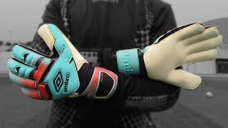 UMBRO NEO PRO DPS GOALKEEPER GLOVE REVIEW [upl. by Carbrey]