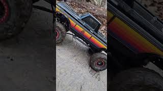 RC Crawler Rock Slide [upl. by Aynotan]